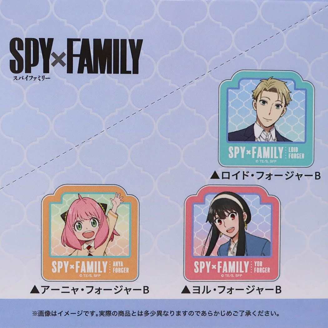 スパイファミリー SPY FAMILY トレーディングアクリルクリップ全6種 6個入セット クリップ MIX 少年ジャンプ アニメキャラクター