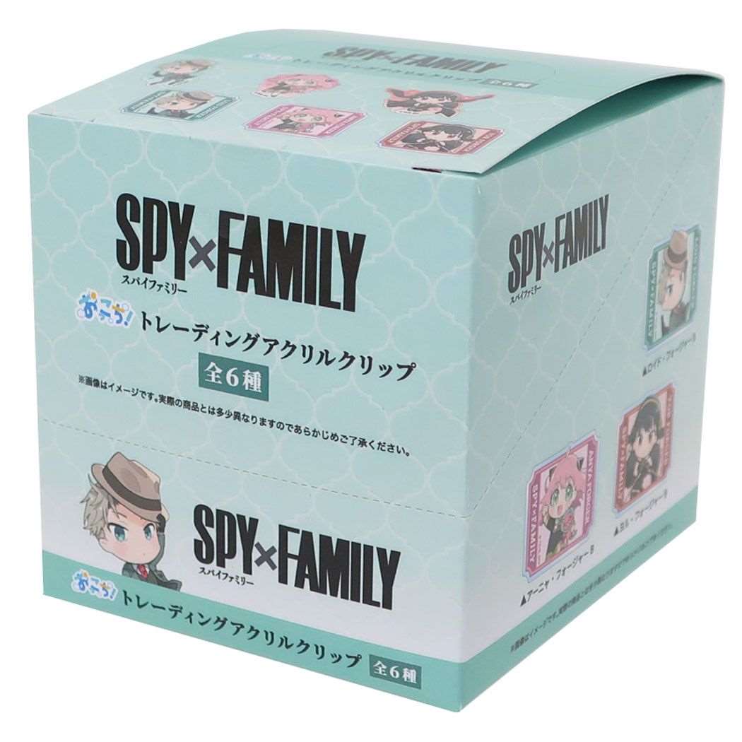 スパイファミリー SPY FAMILY アニメキャラクター クリップ トレーディングアクリルクリップ全6種 6個入セット おっこち 少年ジャンプ