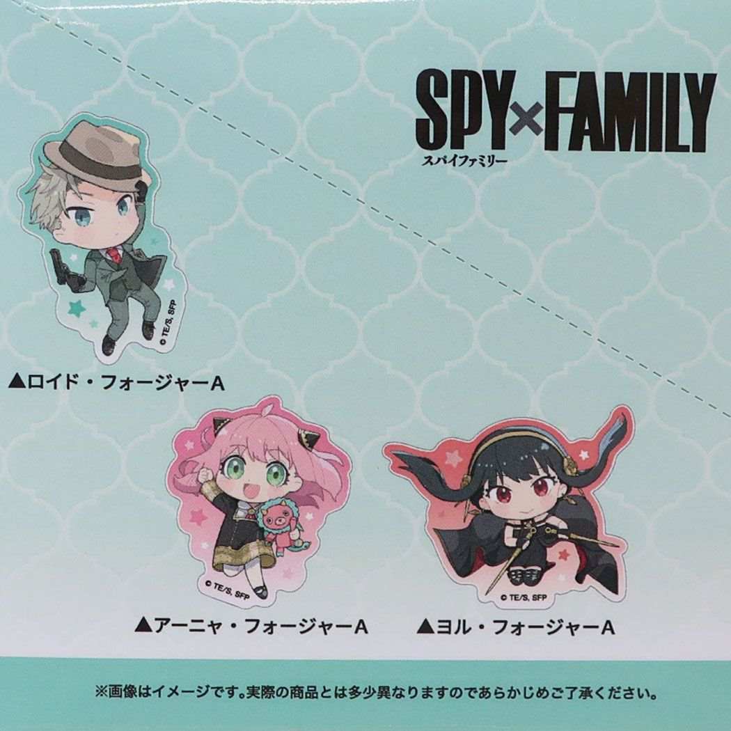 スパイファミリー SPY FAMILY グッズ クリップ 少年ジャンプ アニメキャラクター トレーディングアクリルクリップ全6種