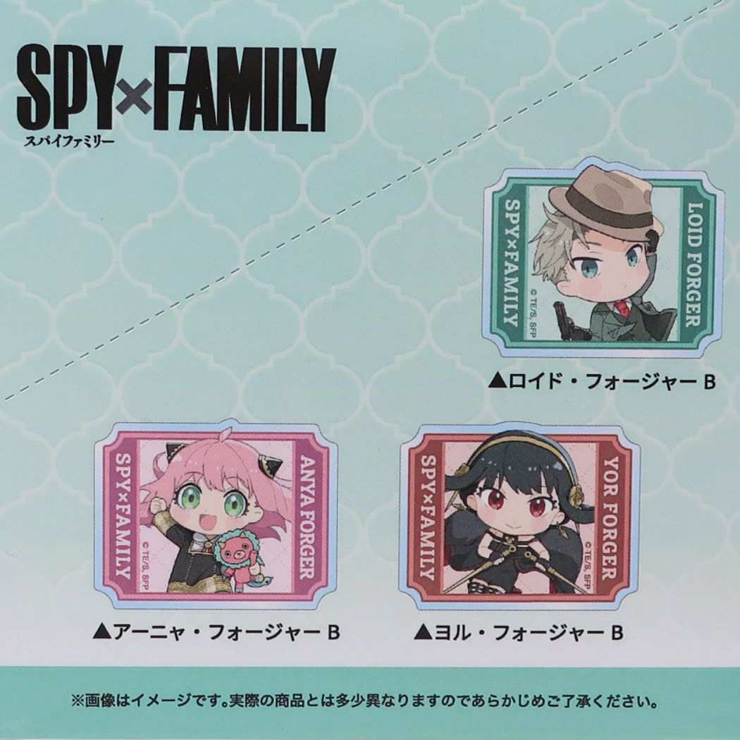 スパイファミリー SPY FAMILY グッズ クリップ 少年ジャンプ アニメキャラクター トレーディングアクリルクリップ全6種