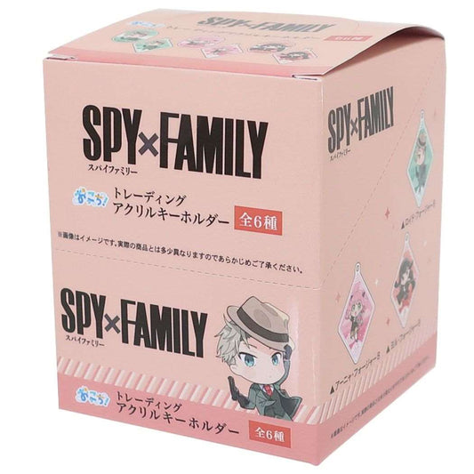 スパイファミリー SPY FAMILY トレーディング白アクリルキーホルダー 全6種 6個入セット 少年ジャンプ キーホルダー アニメキャラクター おっこち