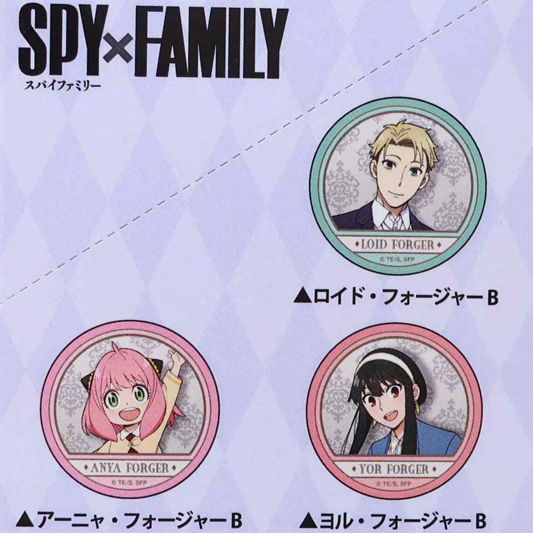 スパイファミリー SPY FAMILY トレーディングホロ缶バッジ全6種 缶バッジ MIX 少年ジャンプ アニメキャラクター