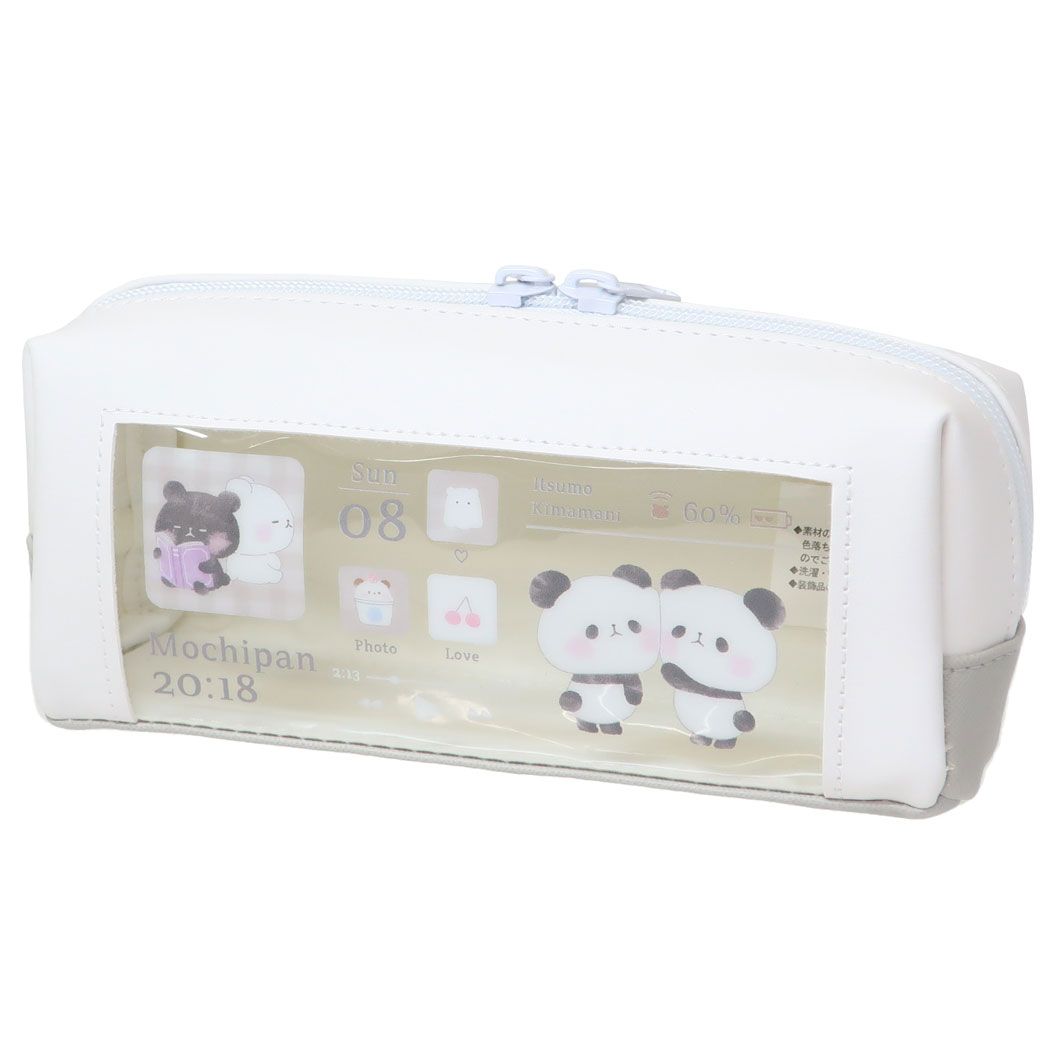 もちもちぱんだ かわいい ペンポーチ 窓あきBOXペンケース もちフォン 新入学 プレゼント 男の子 女の子 ギフト