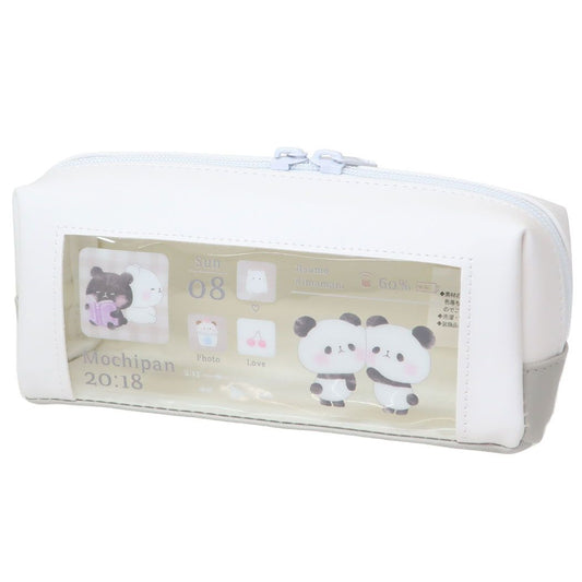 もちもちぱんだ かわいい ペンポーチ 窓あきBOXペンケース もちフォン 新入学 プレゼント 男の子 女の子 ギフト