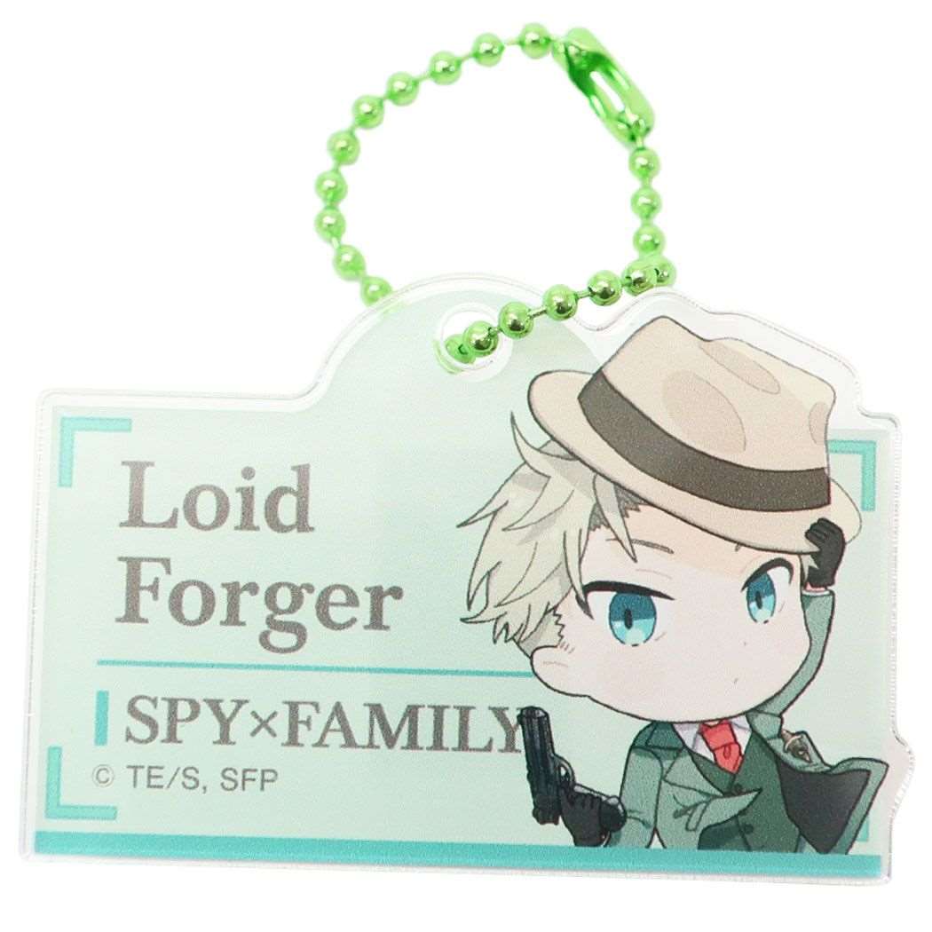 スパイファミリー SPY FAMILY 少年ジャンプ アニメキャラクター キーチェーン アクリルクリップキーホルダー ロイド プレゼント