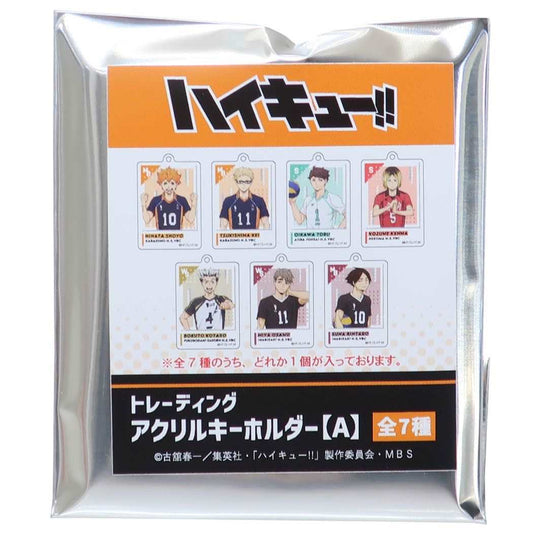 ハイキュー！！ グッズ キーリング アニメキャラクター トレーディングアクリルキーホルダー全7種