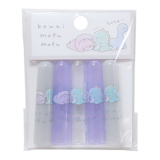 鉛筆キャップ コワイモフモフ えんぴつカバー5本セット ムカシ 新入学