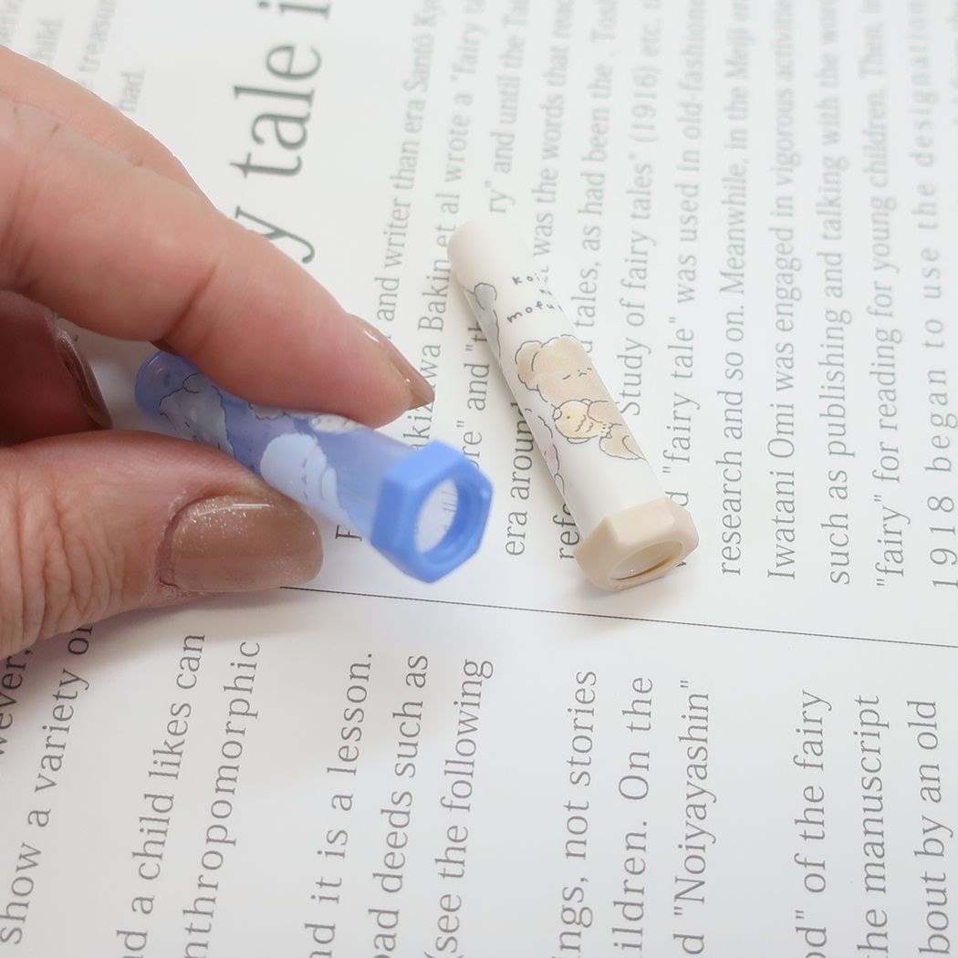 鉛筆キャップ 転がり防止リング付きえんぴつカバー5本セット コイヌノモフモフ 新入学 カミオジャパン