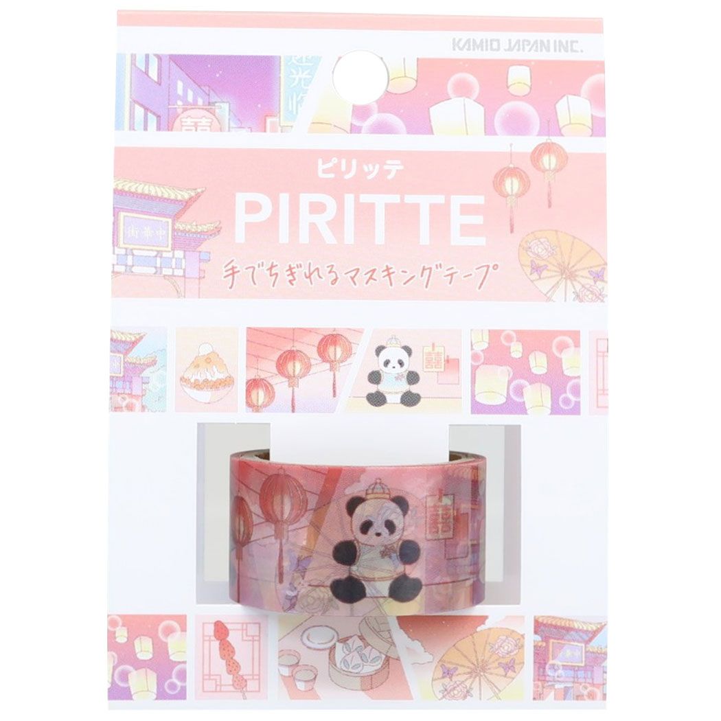 PIRITTE ピリッテ 手でちぎれる20mmマステ センチメンタル モード マスキングテープ カミオジャパン チャイナ プレゼント