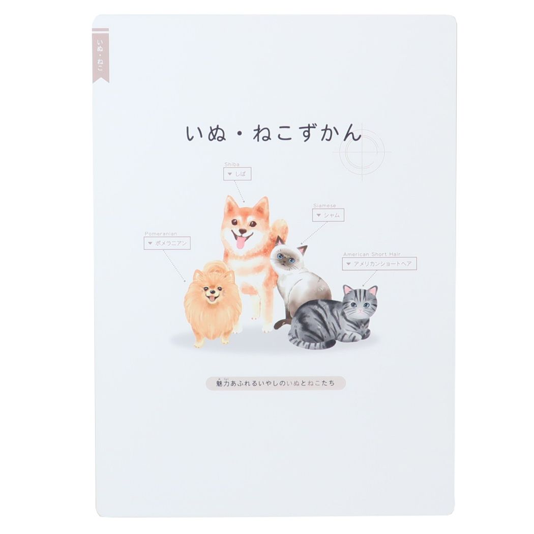 下敷き ずかん下じき いぬ ねこ 新入学 カミオジャパン