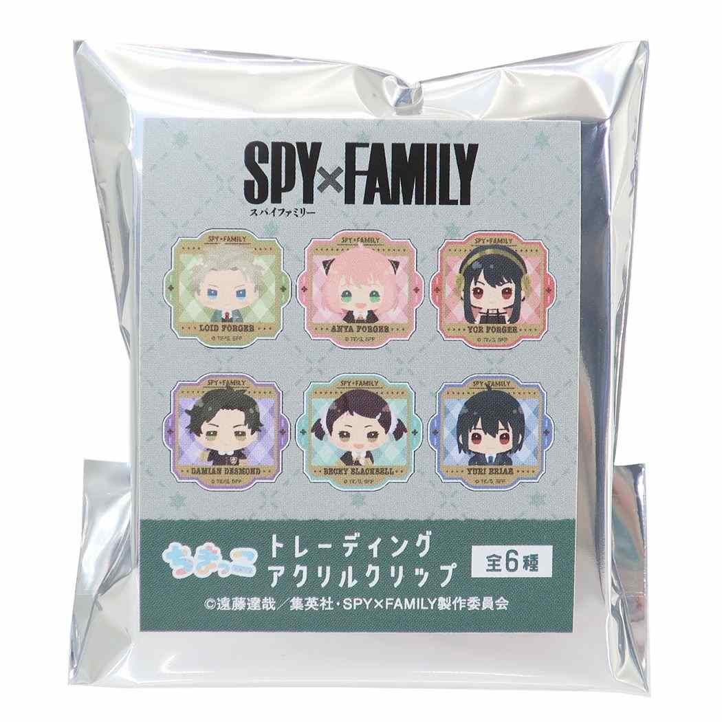 スパイファミリー SPY FAMILY クリップ トレーディングアクリルクリップ 全6種 6個入セット ちまっこ 少年ジャンプ カミオジャパン