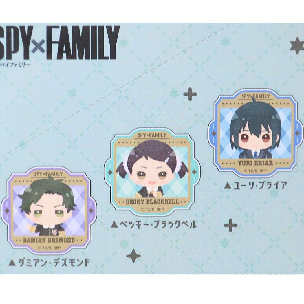 スパイファミリー SPY FAMILY クリップ トレーディングアクリルクリップ 全6種 6個入セット ちまっこ 少年ジャンプ カミオジャパン