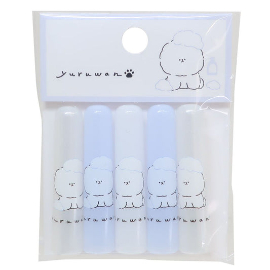 鉛筆キャップ YURUWAN えんぴつカバー5本セット シャンプー 新入学 新学期準備文具 女の子 かわいい