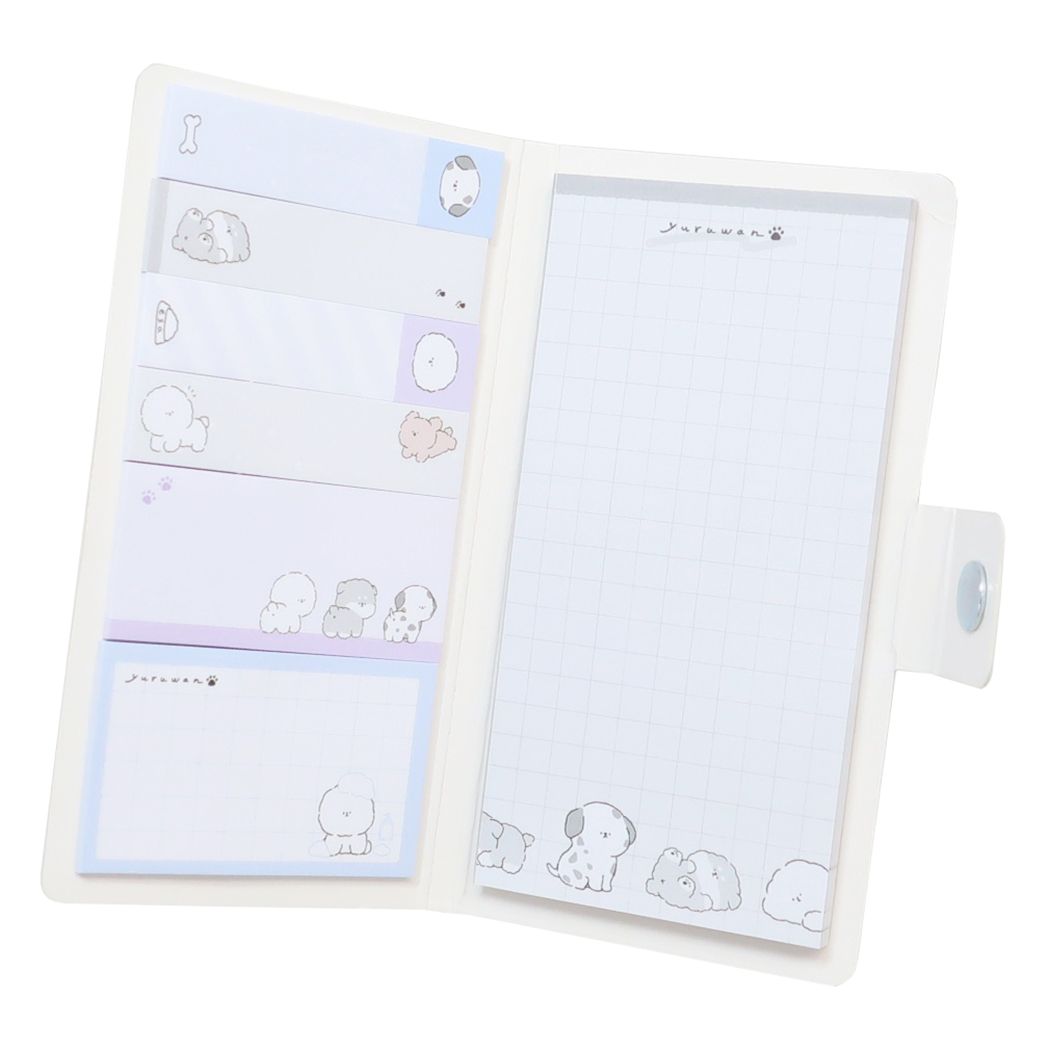 メモ帳＆付箋 スマホカバーふせんメモ YURUWAN
