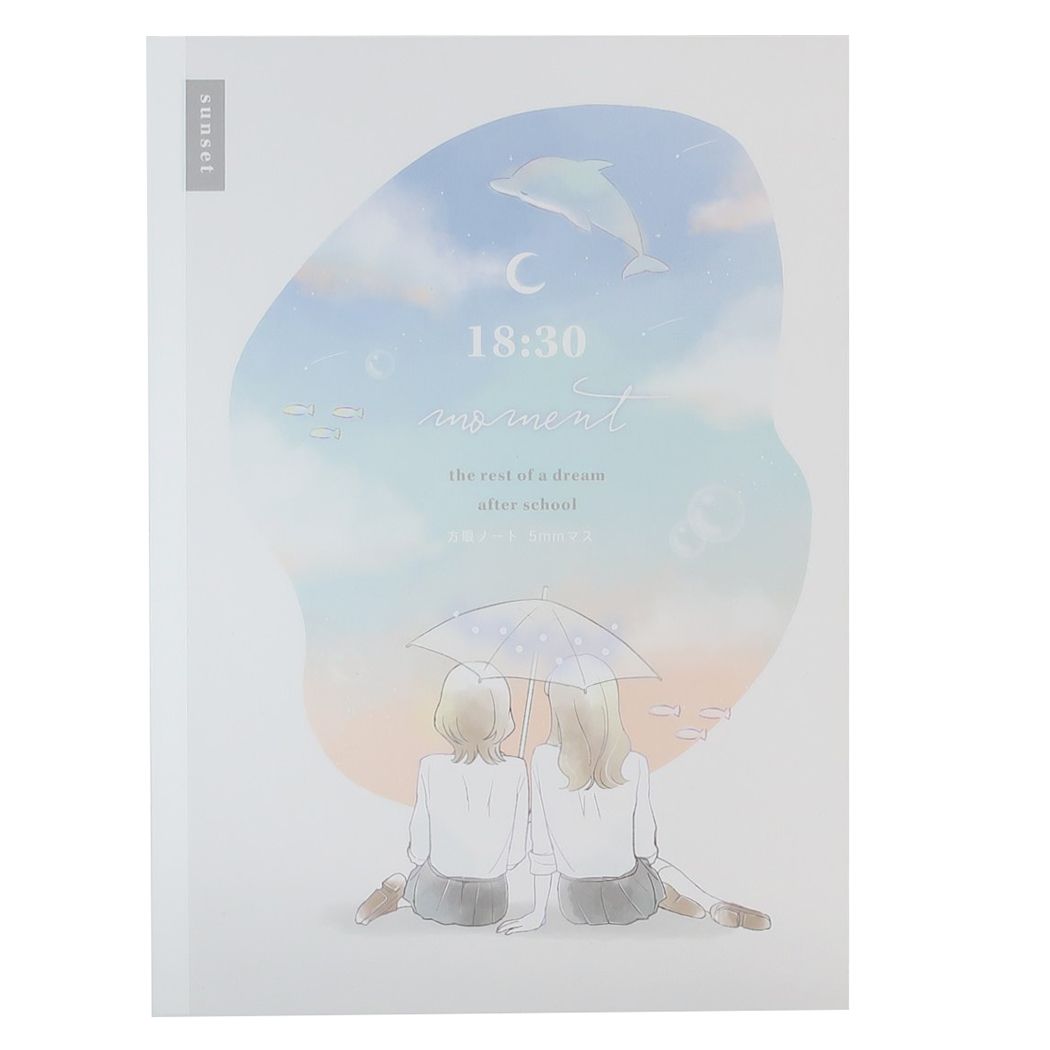 方眼ノート LIKEオルチャン B5方眼ノート 夕空 カミオジャパン