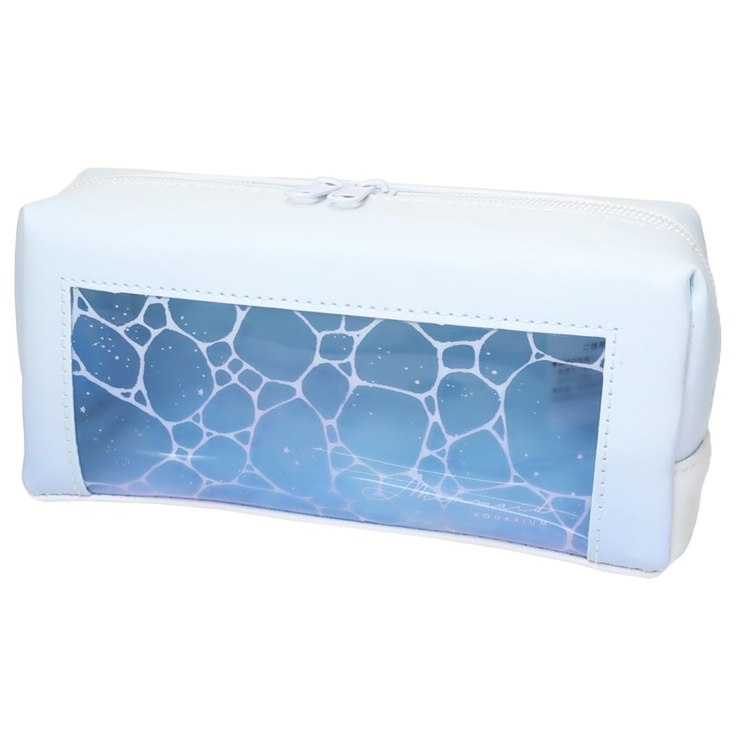 ペンポーチ PVC窓あきBOXペンケース MERMAID AQUARIUM カミオジャパン