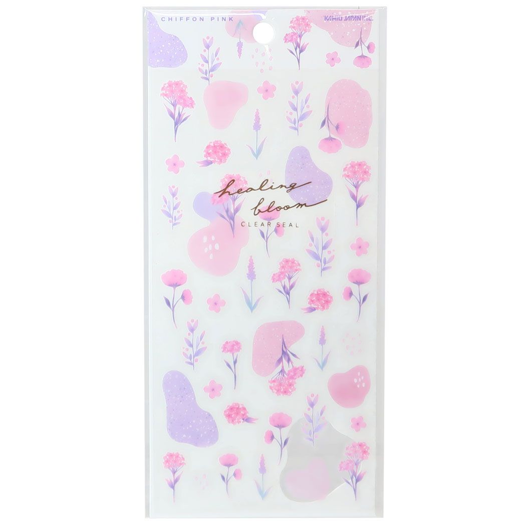 シールシート ヒーリングブルームシール CHIFFON PINK カミオジャパン