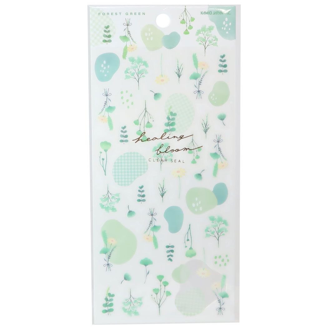 シールシート ヒーリングブルームシール FOREST GREEN