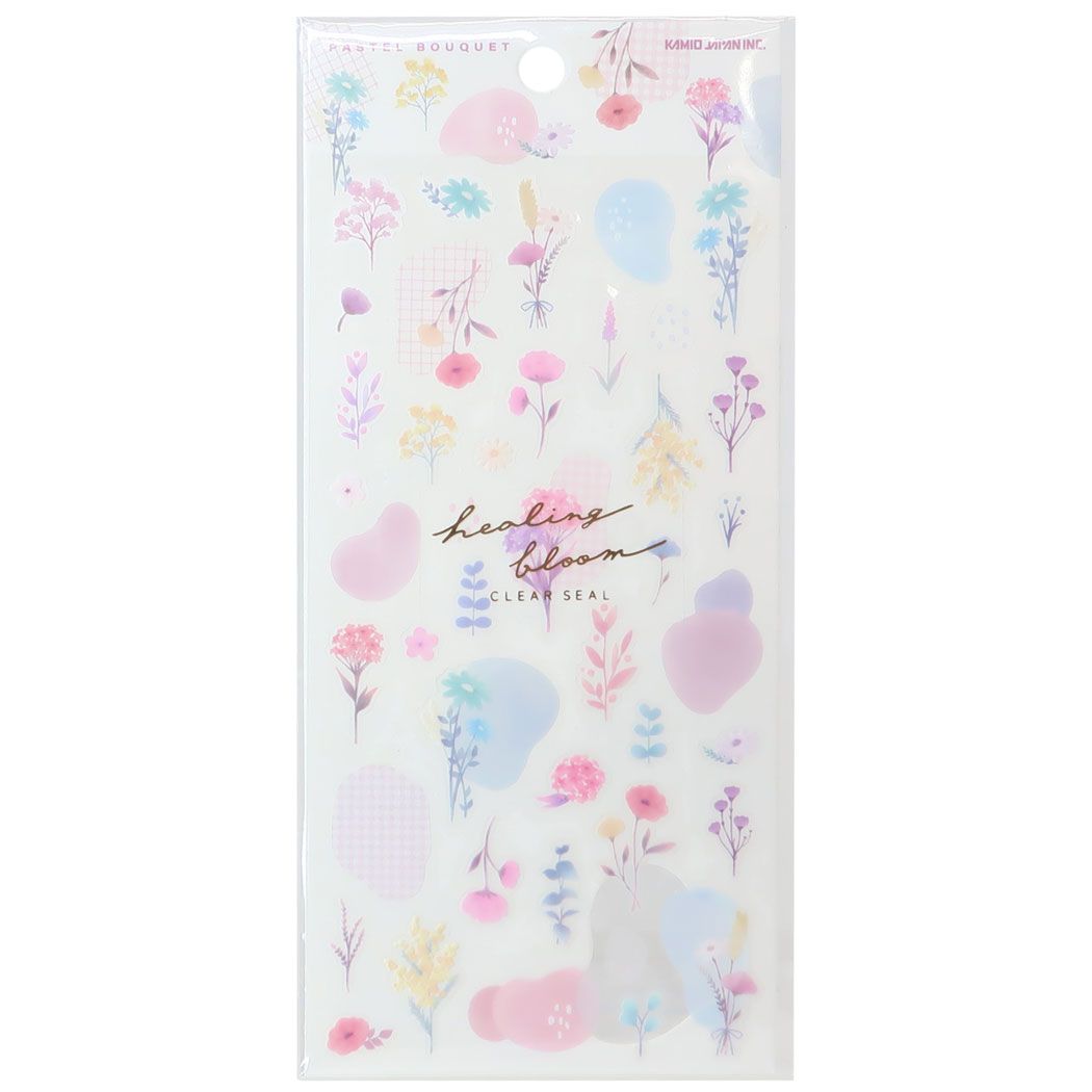 シールシート ヒーリングブルームシール PASTEL BOUQUET カミオジャパン