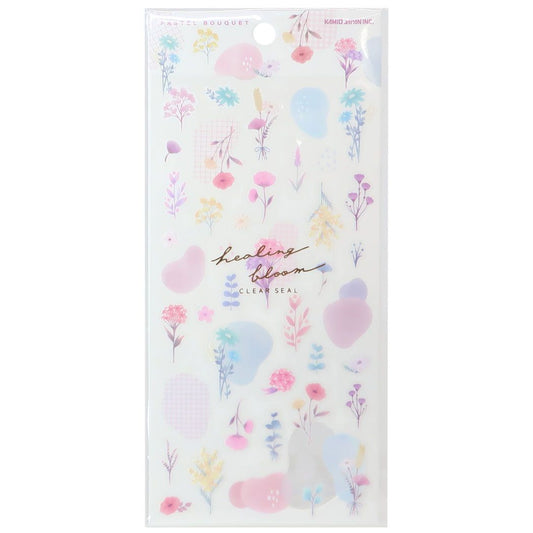 シールシート ヒーリングブルームシール PASTEL BOUQUET カミオジャパン