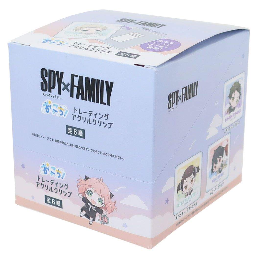 スパイファミリー SPY FAMILY クリップ トレーディングアクリルクリップ 全6種 6個入セット おっこち2 少年ジャンプ カミオジャパン