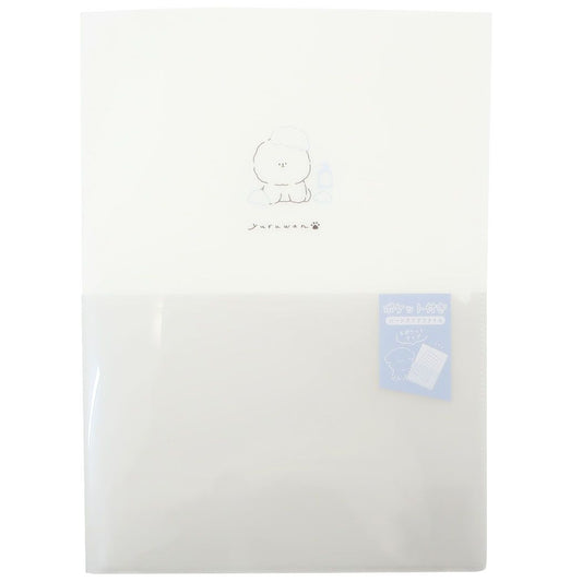 ポケットファイル YURUWAN ポケット付きハードクリアファイル 6ポケット A4 シャンプー 新学期準備文具