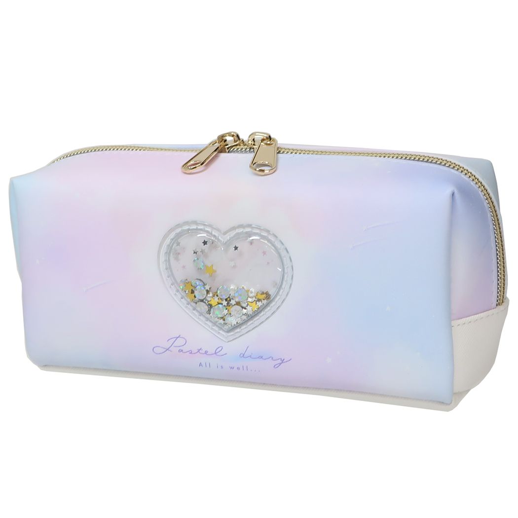 ペンポーチ カプセルシェイカーBOXペンケース PASTEL DIARY カミオジャパン