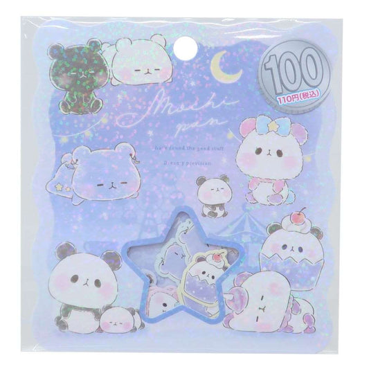 フレークシール シールフレーク もちもちぱんだ 遊園地 カミオジャパン