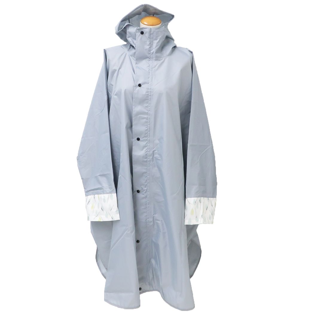 自転車スリーブポンチョ HARAINY レインコート カミオジャパン OTONA ブルードロップ