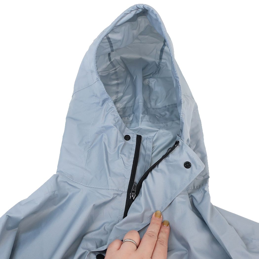 自転車スリーブポンチョ HARAINY レインコート カミオジャパン OTONA ブルードロップ