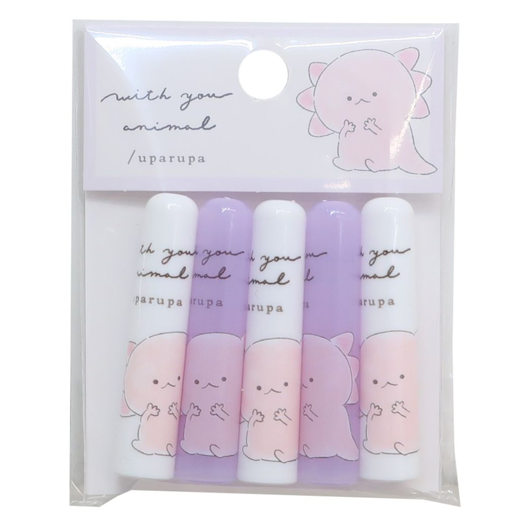 えんぴつカバー5本セット WITH YOU ANIMAL 鉛筆キャップ カミオジャパン