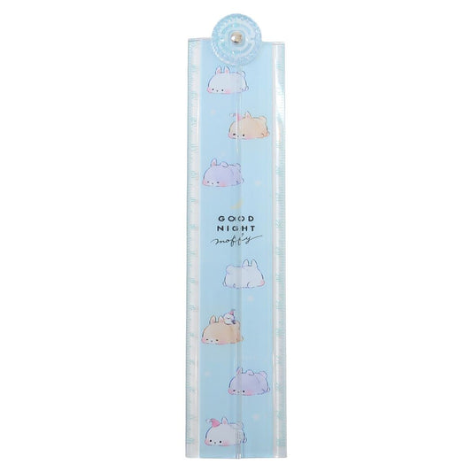ものさし すやすやモフィー 分度器付き折りたたみ定規 30cm うさぎ 新学期準備文具 小学生