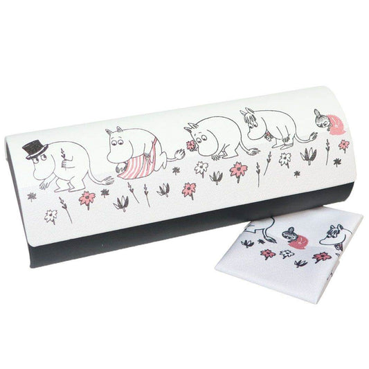 ムーミン グッズ 眼鏡ケース 北欧 キャラクター クロス付きメガネケース