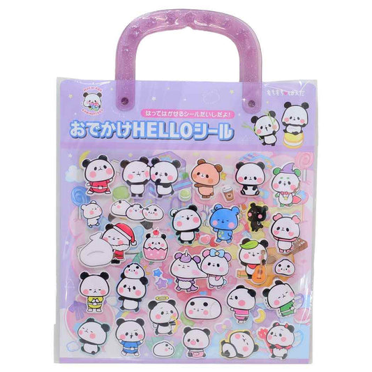 もちもちぱんだ グッズ ジオラマステッカー おでかけHELLOシール ？？？エリア