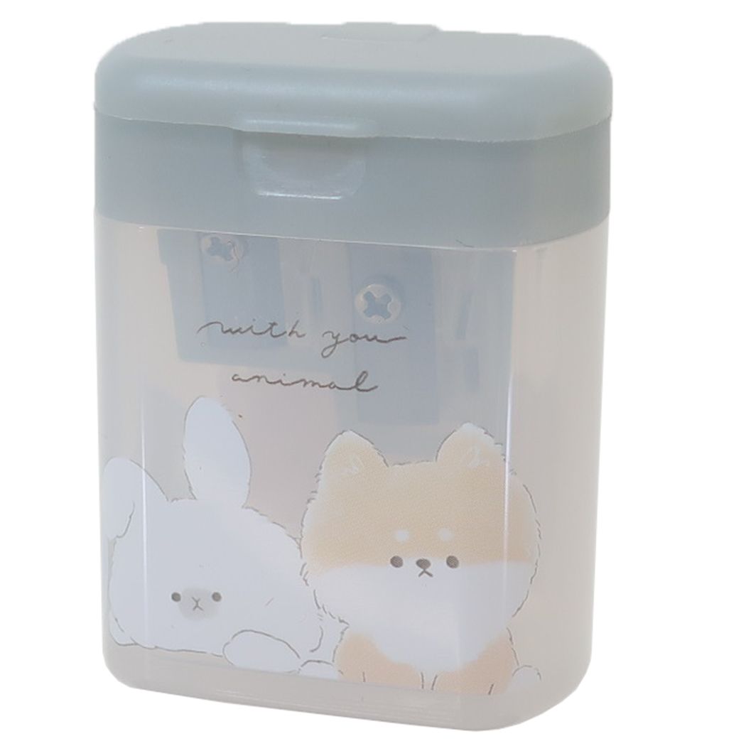 鉛筆削り ツイン鉛筆削り WITH YOU ANIMAL カミオジャパン