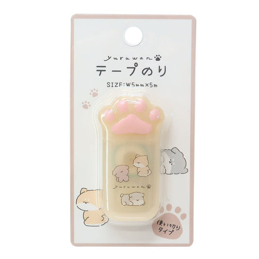 糊 YURUWAN 肉球テープのり MIXちらし 新学期準備文具 かわいい