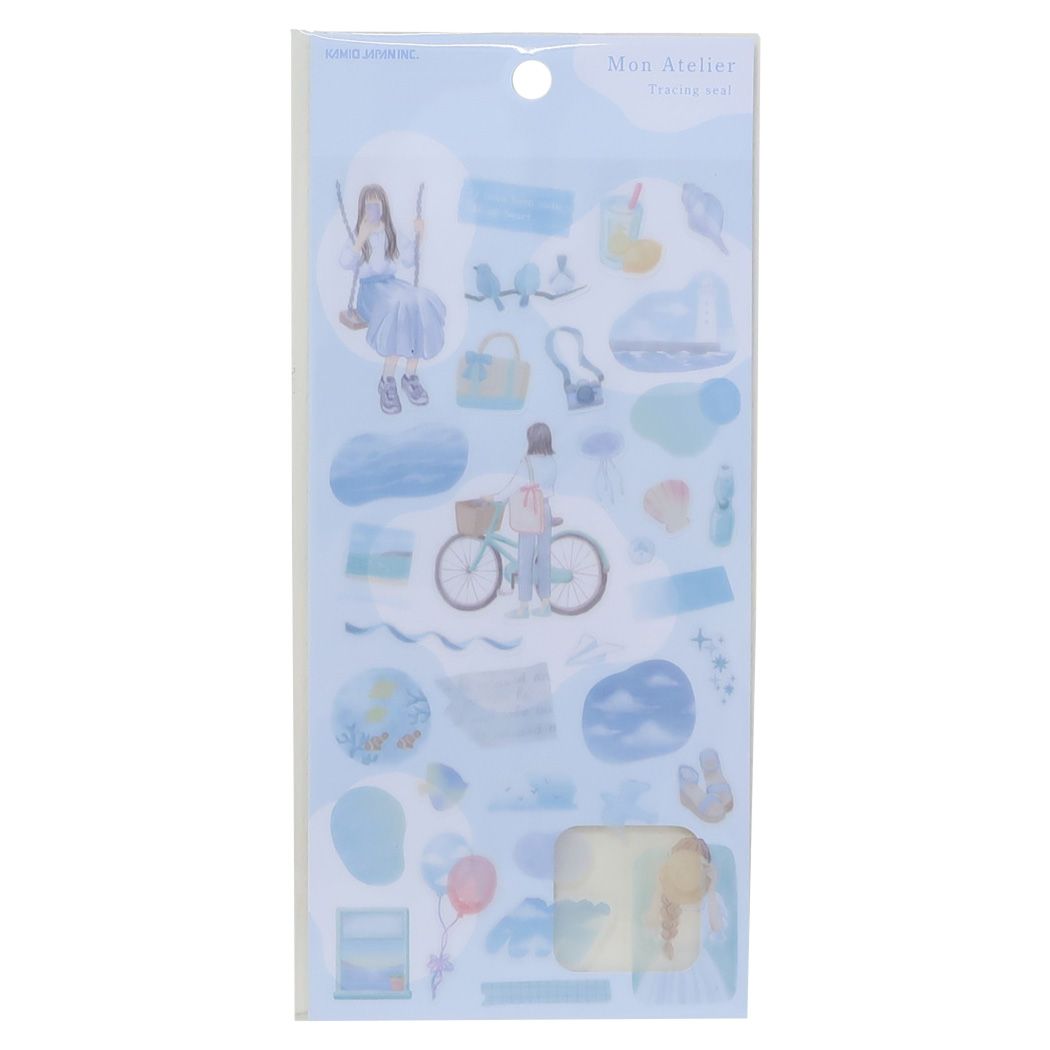 シールシート Mon Atelierシール 海辺 カミオジャパン