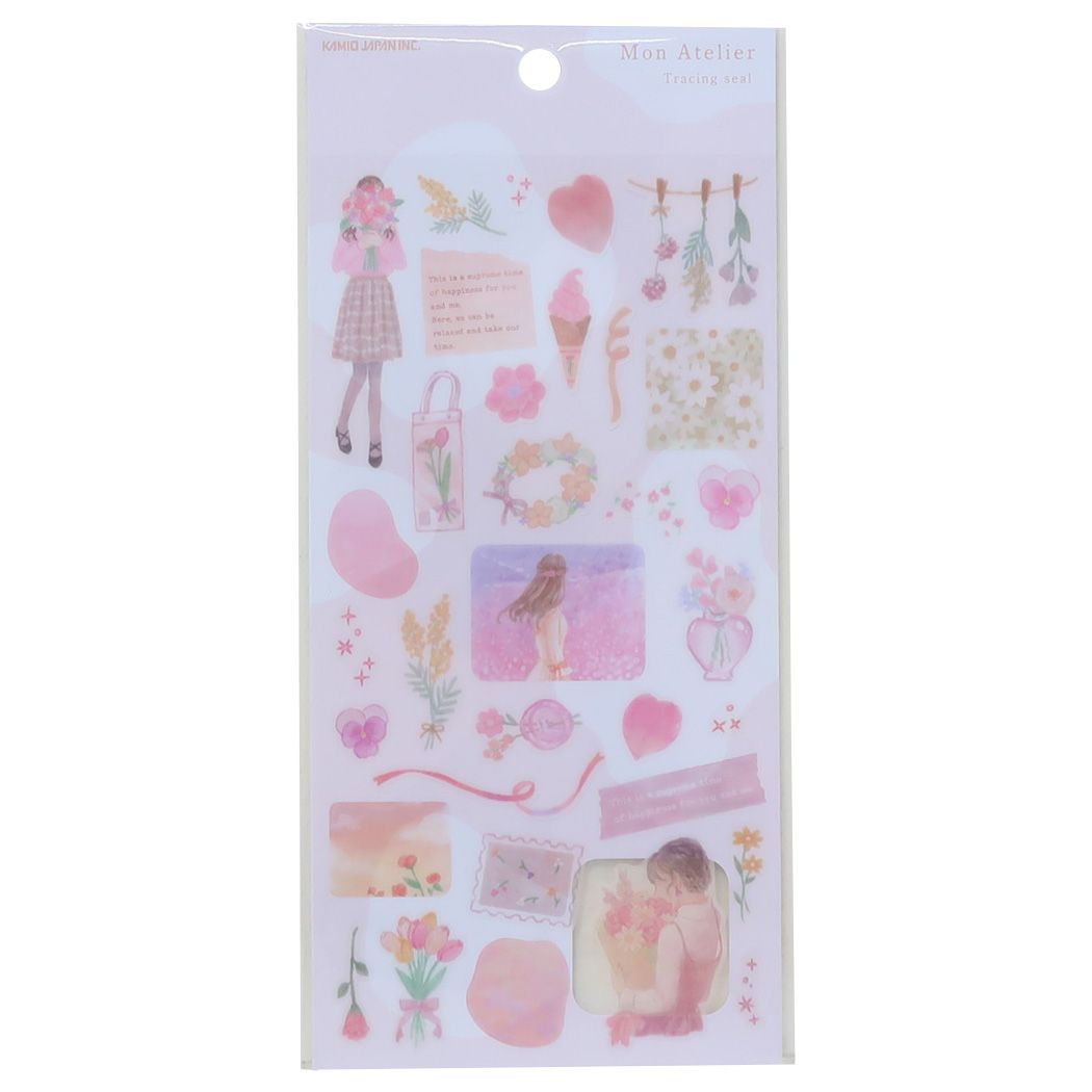 シールシート Mon Atelierシール フラワーガーデン