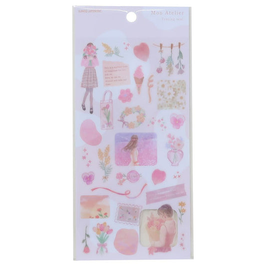 シールシート Mon Atelierシール フラワーガーデン