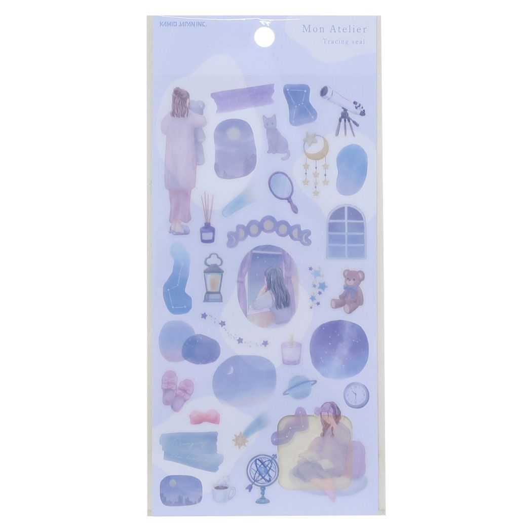 シールシート Mon Atelierシール 夜空