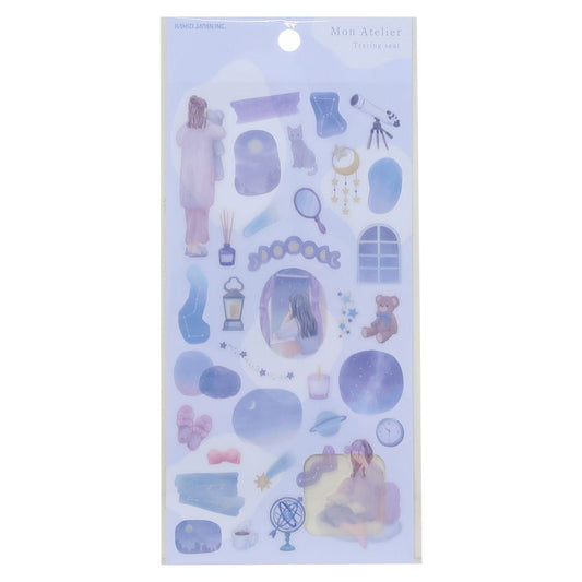シールシート Mon Atelierシール 夜空