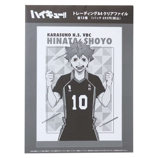 ハイキュー！！ アニメキャラクター クリアフォルダー トレーディングA4クリアファイル 全12種 少年ジャンプ
