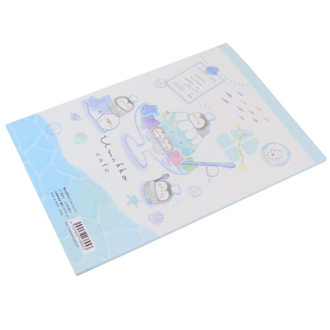 連絡帳 B5連絡ノート たて書き UMIKKO CAF? カミオジャパン