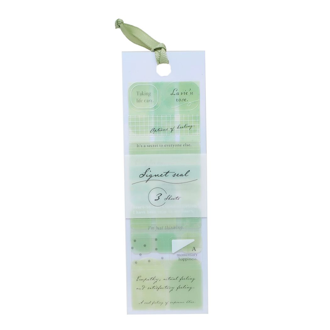シールシート SIGNETシール PISTACHIO カミオジャパン