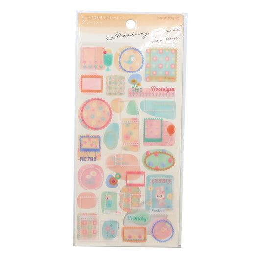 シールシート MASKING ONシール RETRO ORANGE カミオジャパン
