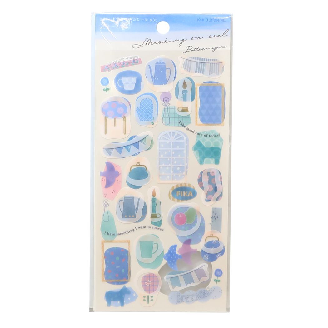 シールシート MASKING ONシール PATTERN AZURE カミオジャパン