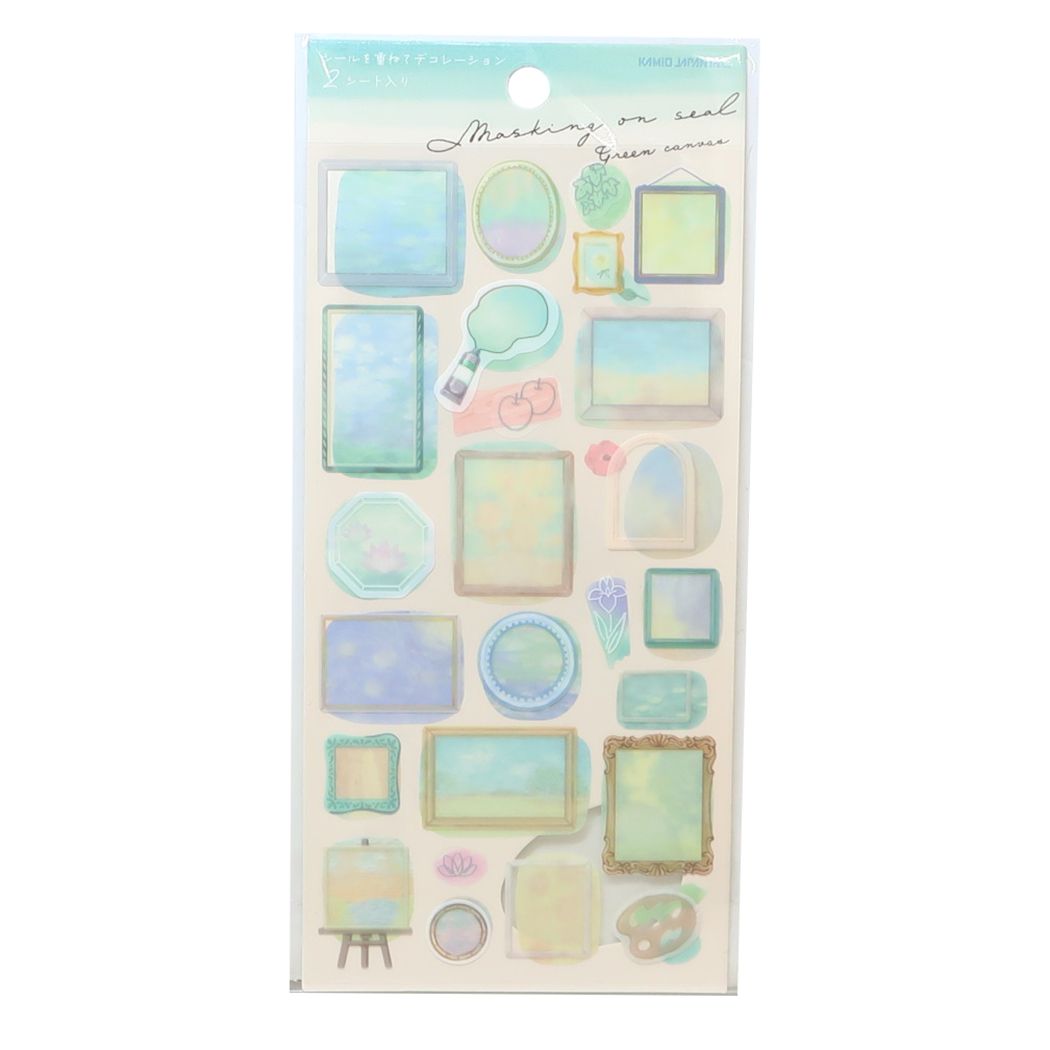シールシート MASKING ONシール GREEN CANVAS