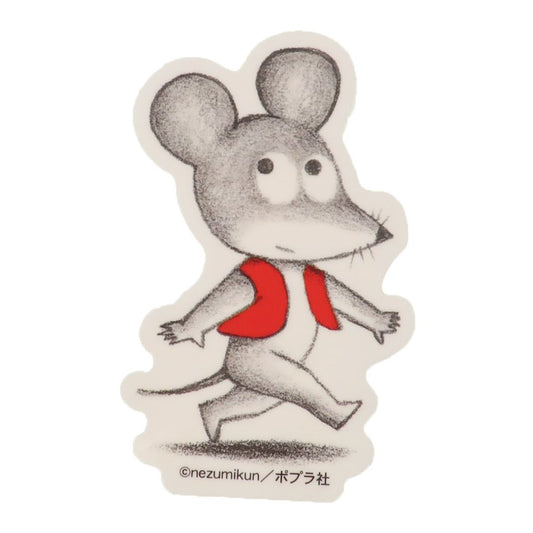 ねずみくんのチョッキ 絵本キャラクター ステッカー ミニデコステッカー ねずみくん