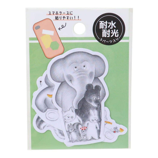ねずみくんのチョッキ グッズ ステッカー 絵本キャラクター ミニデココラージュステッカー