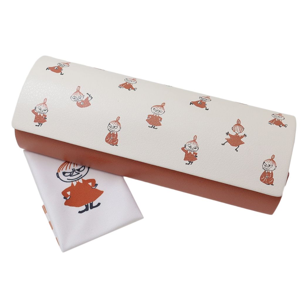 ムーミン クロス付きメガネケース 北欧 メガネ キャラクター リトルミイいっぱい